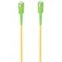 Aisens Latiguillo de Fibra Óptica G657A2 9/125 SMF Simplex SC/APC-SC/APC, 5m, Amarillo